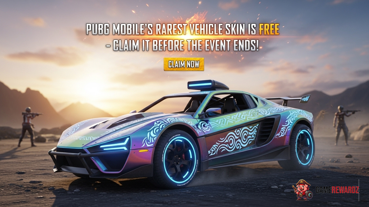 PUBG Mobile&#039;s Rarest Vehicle Skin is FREE – Claim It Before The Event Ends!
